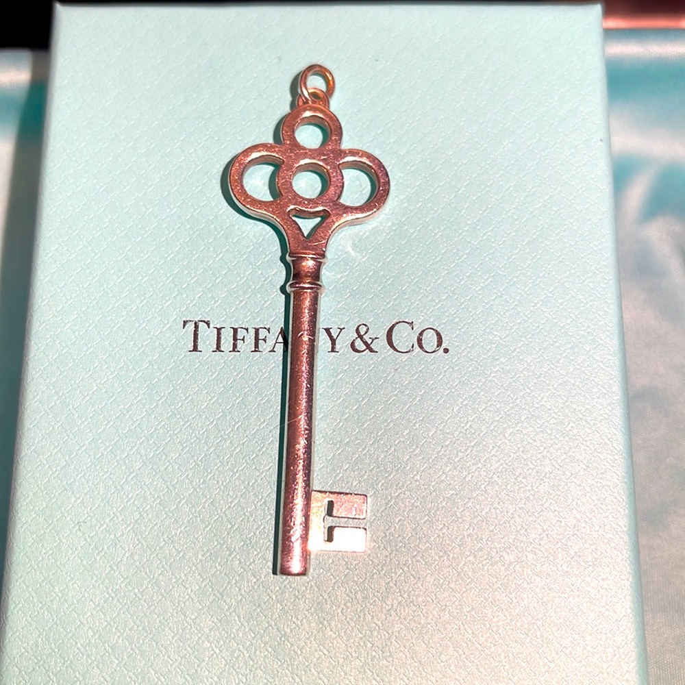 Tiffany & Co. Sterling Retired Large Crown Key